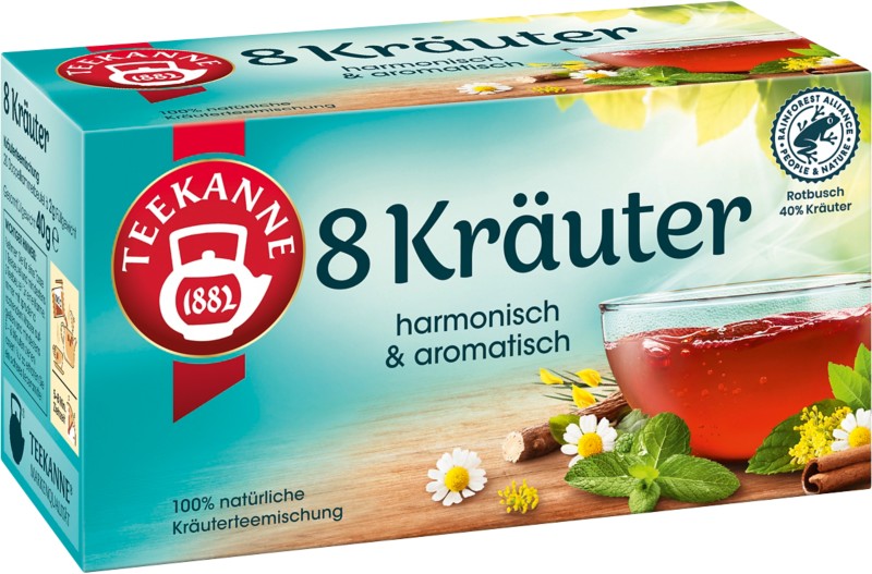 Thumbnail - TEEKANNE 8 Kräuter Kräuter Tee 20 Stück à 2 g