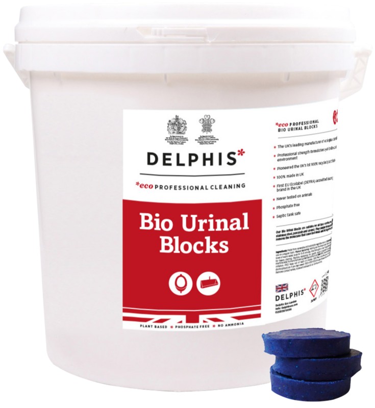 Delphis Eco Eco Professional Cleaning Urinal Block Citrus Scent Pack of 50