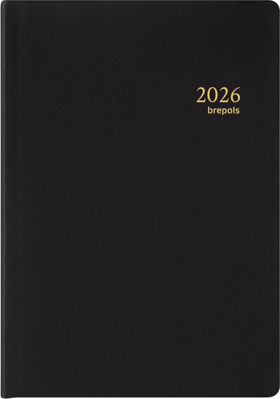 Brepols Armada Seta Terminplaner 2026 1 Woche / 2 Seiten Deutsch, Englisch, Französisch, Niederländisch Schwarz 0.931.21...
