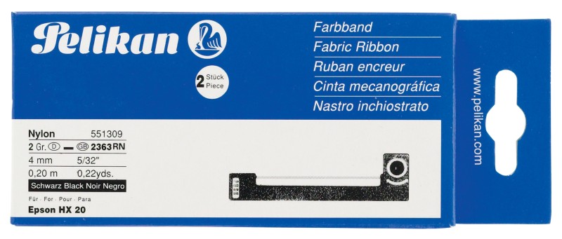 Pelikan Farbband für Schreibmaschinen Kompatibel Epson 551309 Schwarz