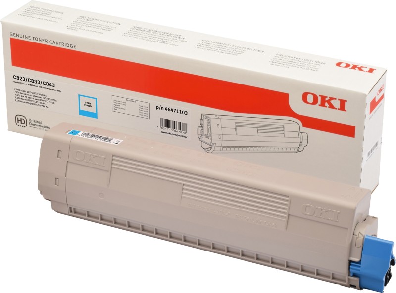Thumbnail - OKI 46471103 Original Tonerkartusche Cyan
