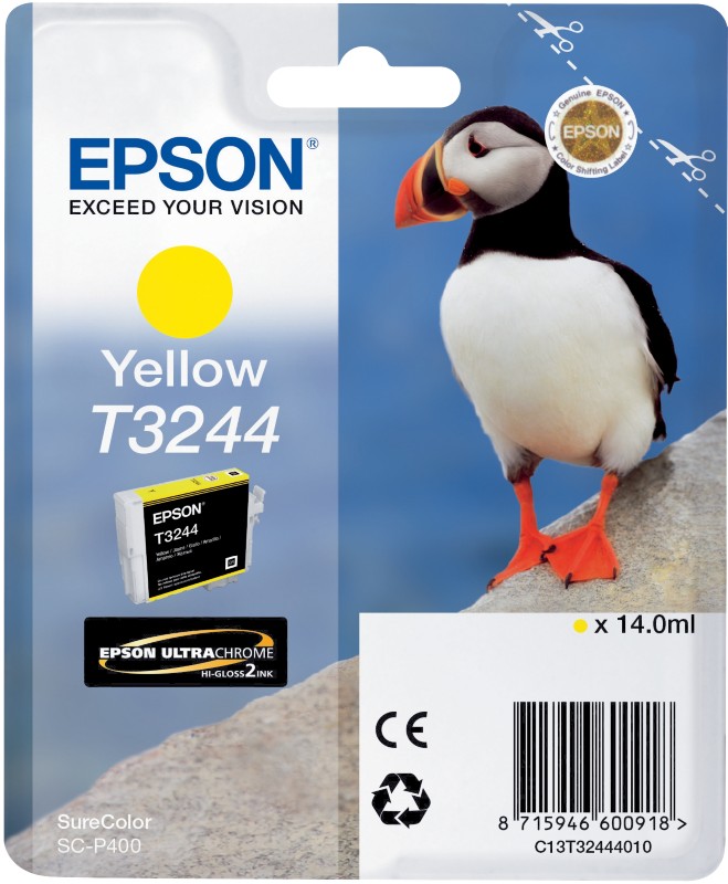 Thumbnail - Epson T3244 Original Tintenpatrone T3244 Gelb