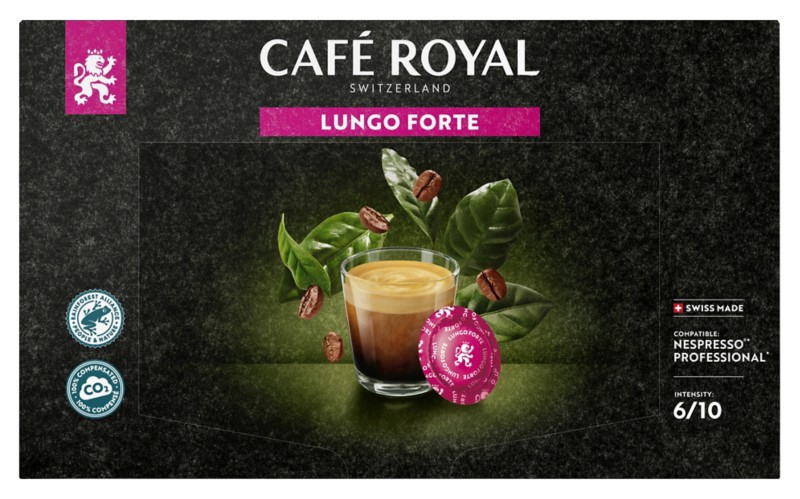 CAFÉ ROYAL Lungo Forte Nespresso* Kaffeepads 50 Stück