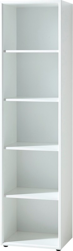 GERMANIA Melamin Bücherregal 4 Fachböden 500 x 370 x 1.960 mm Weiß