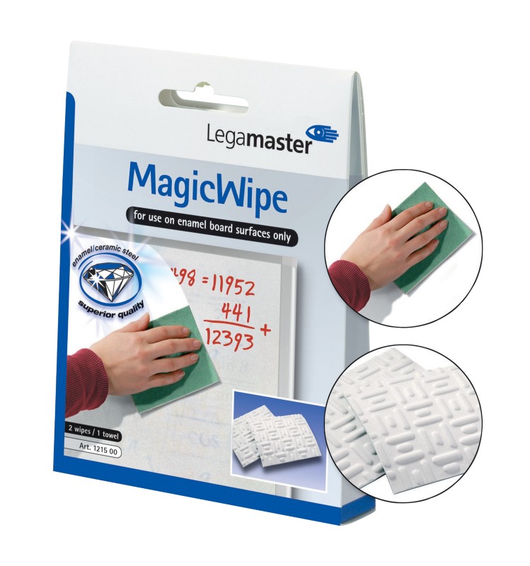 legamaster Éponges MagicWipe Legamaster Blanc 11 5 (H) x 15 4 (l) cm - 2 Unités