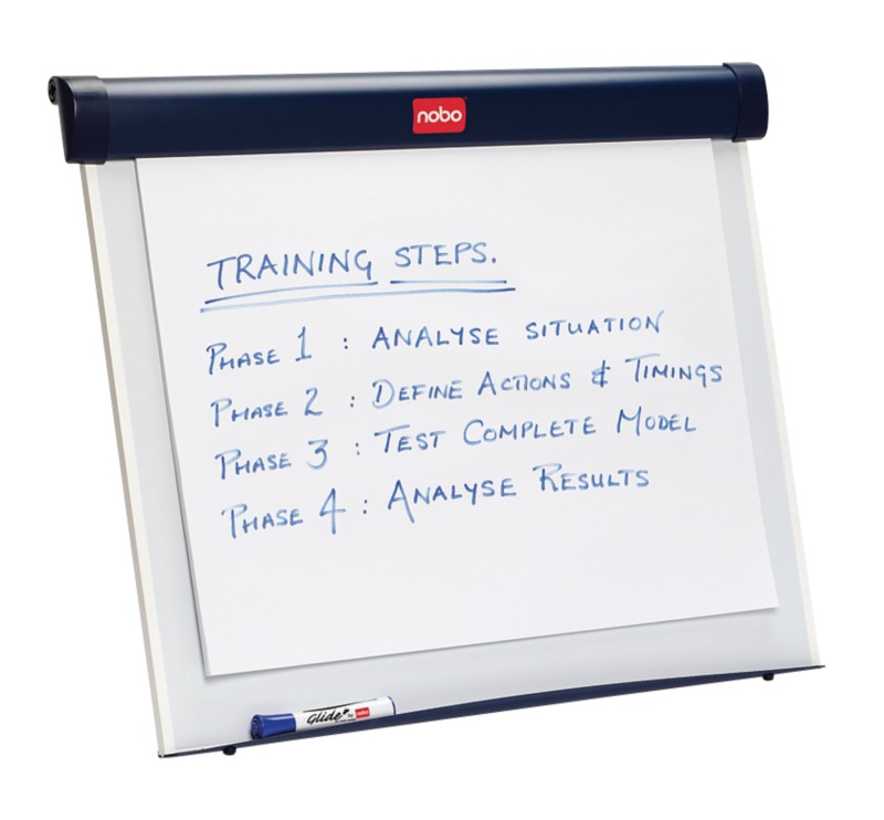 5 x Nobo Flipchartblock Blanko DIN B1 580x485mm 40 Blatt weiß