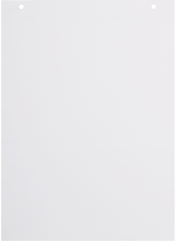 Viking Flipchart-Papier Blanko Euro 50 g/m² 5 Stück à 20 Blatt