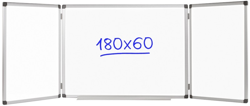 Viking Faltbares Whiteboard Stahl Magnetisch 90 x 60 cm