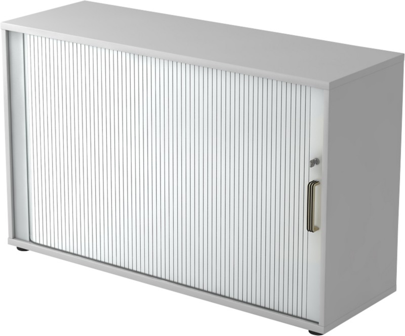 Hammerbacher Aktenschrank V1732S/5/S/SG Grau 1.200 x 400 x 748 mm