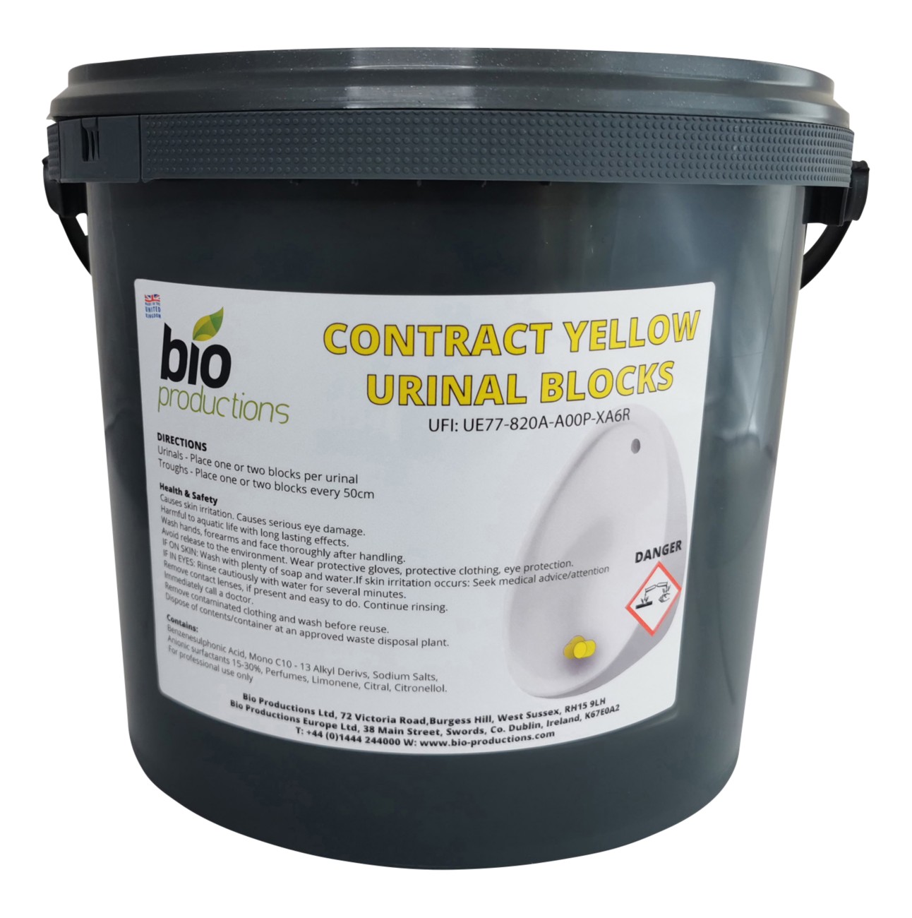 Bio-Productions Urinal Blocks Perfumed 3Kg