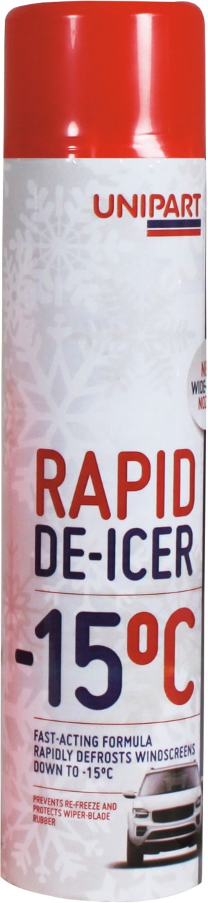 UNIPART Rapid De-Icer Spray Fast Acting Aerosol - 600ml - Image 4