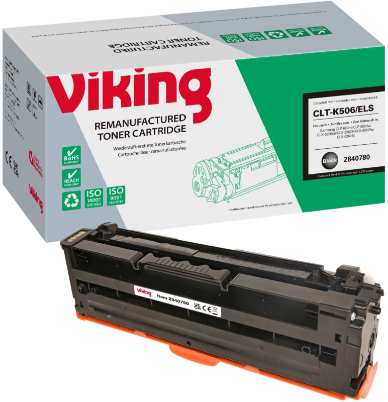 Viking CLT-K506 Kompatibel Samsung Tonerkartusche Schwarz