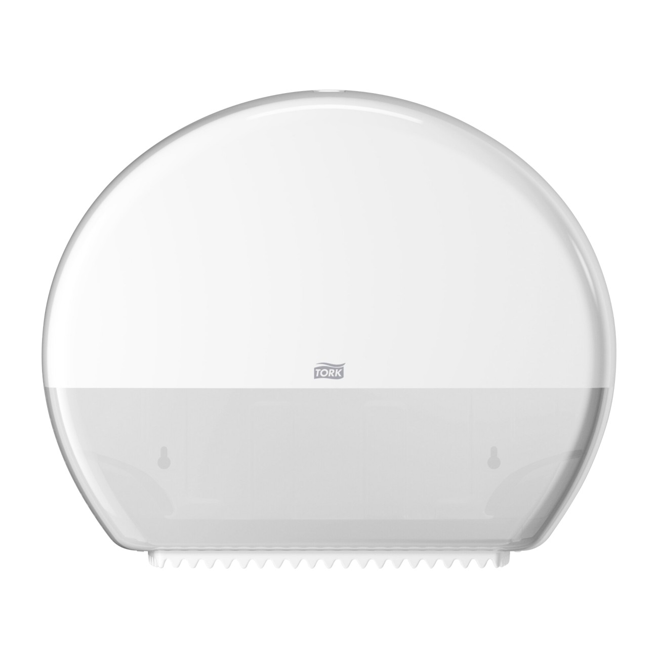Tork Toilet Roll Dispenser T1 Jumbo 554000 Plastic White Lockable - Image 5