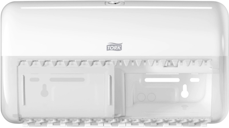 Thumbnail - Tork Toilettenpapierspender T4 Kunststoff Abschließbar Wandmontage Weiß