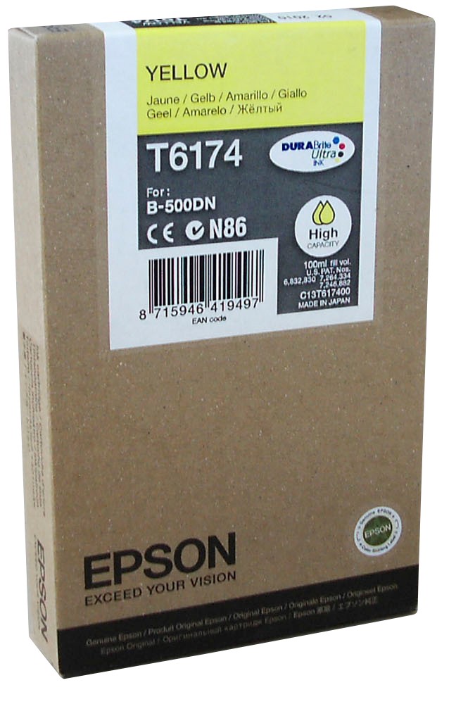 Epson T6174 Original Tintenpatrone C13T617400 Gelb