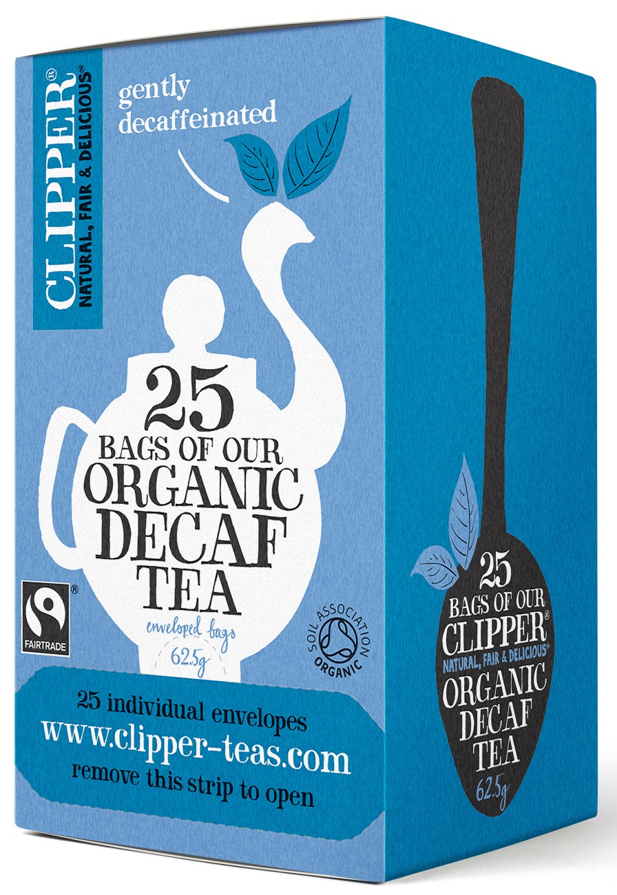 Clipper Decaffeinated English Breakfast Black Tea Bags 2.5 G Pack Of 25