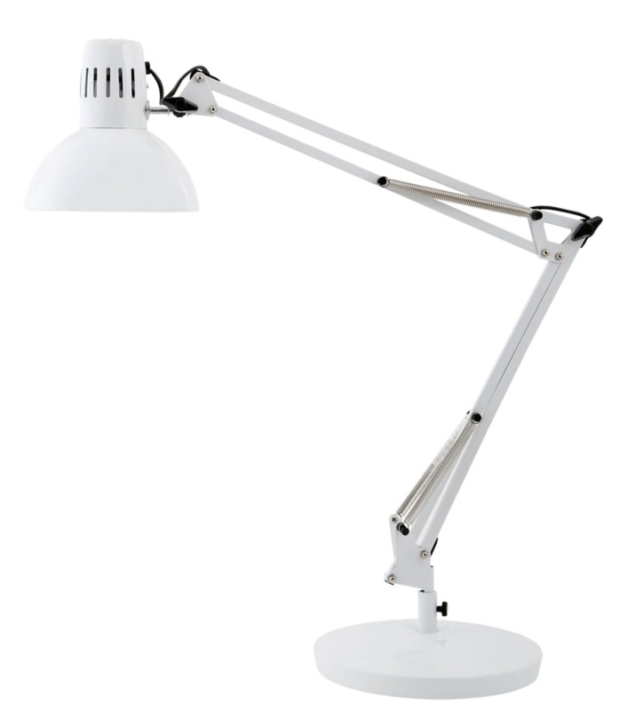 Alba Architect Freistehend Lampe Fluoreszierend, LED Weiß Steckdose 259,1 x 257,1 x 890 mm