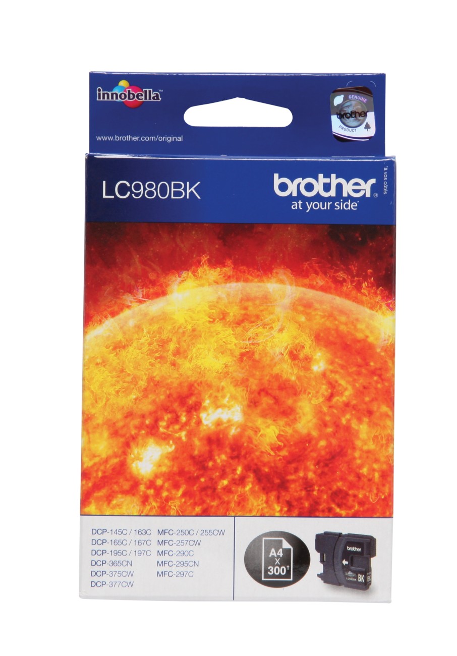 Brother Lc980bk Original Ink Cartridge Black