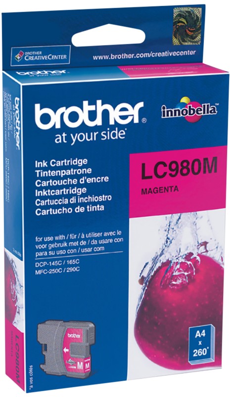 Brother LC980M Original Tintenpatrone Magenta