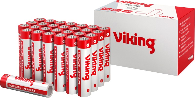 Viking AAA Alkali-Batterien Longlife 1,5 V 28 Stück