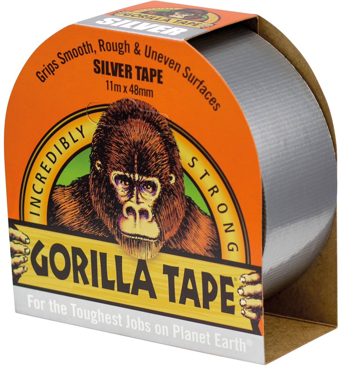Gorilla Tape Silver 11m - Heavy Duty Duct Tape, Hand-Tearable & Extra Strong - Image 15
