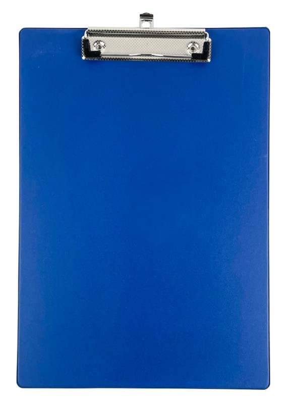 Viking Klemmbrett A4, foolscap Pappkarton, PVC (Polyvinylchlorid) Blau Hoch