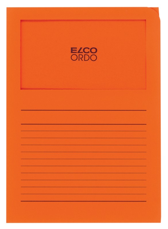 Elco Ordo Classico Ordnungsmappe DIN A4 Orange Papier 120 g/m² 100 Stück