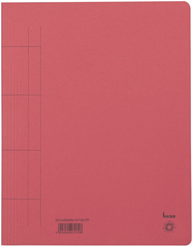 Thumbnail - Bene Schnellhefter DIN A4 Rot Manilakarton