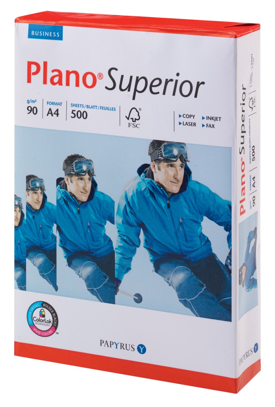 Plano Superior Kopier-/ Druckerpapier DIN A4 90 g/m² Weiß 500 Blatt