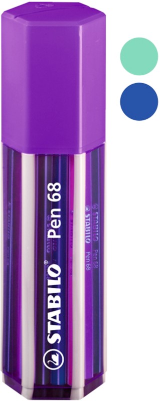 STABILO Pen 68 Faserschreiber 1 mm Farbig sortiert Mittel Pen 68 20 Stück