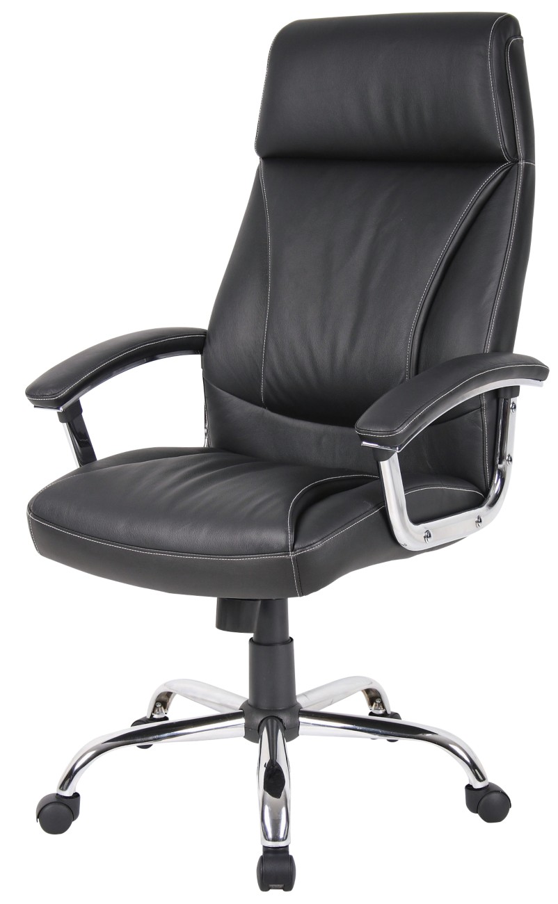 Realspace Chefsessel Prag Kunstleder Schwarz