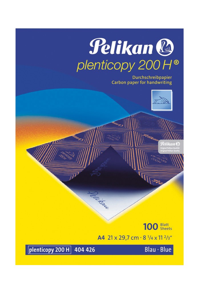 Pelikan Plenticopy DIN A4 Kohlepapier Blau 100 Blatt GB-501532