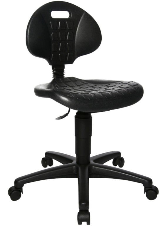 TOPSTAR Zeichenstuhl Kunststoff Ohne Armlehnen Schwarz 110 kg TEC 20 5 Rollen