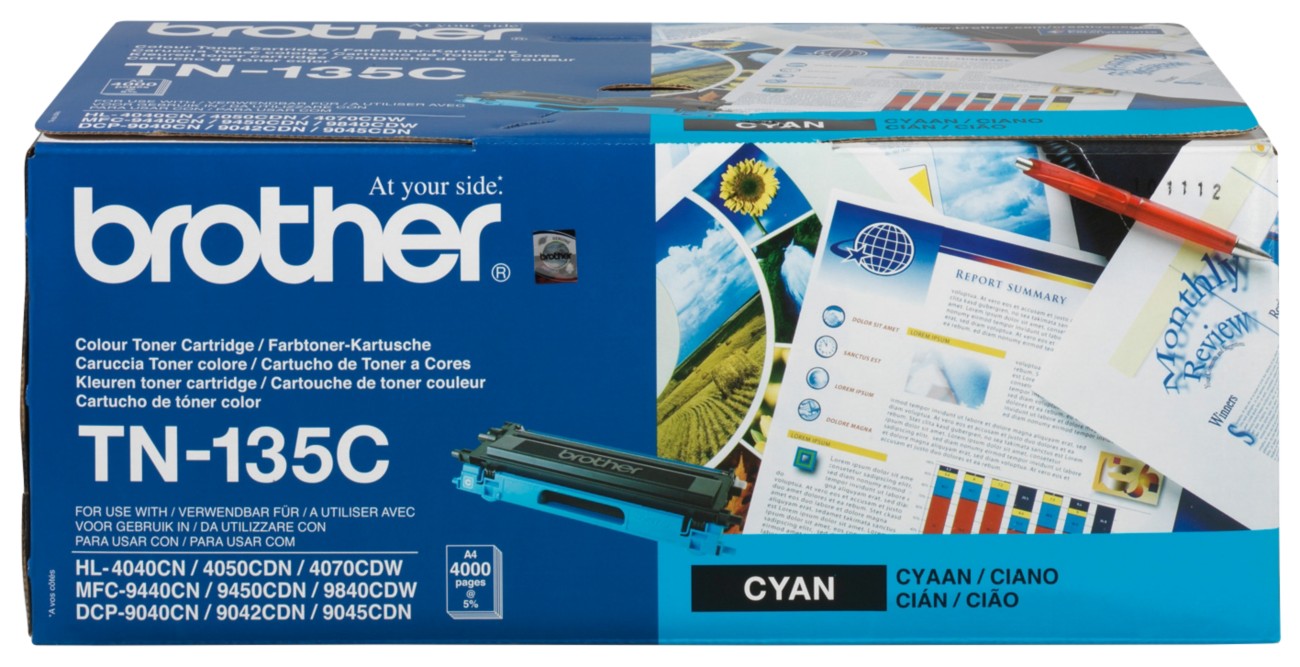 Brother TN-135C Original Tonerkartusche Cyan