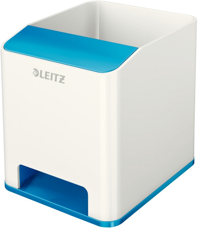 leitz Pots à crayons Leitz Wow Blanc Bleu métallisé