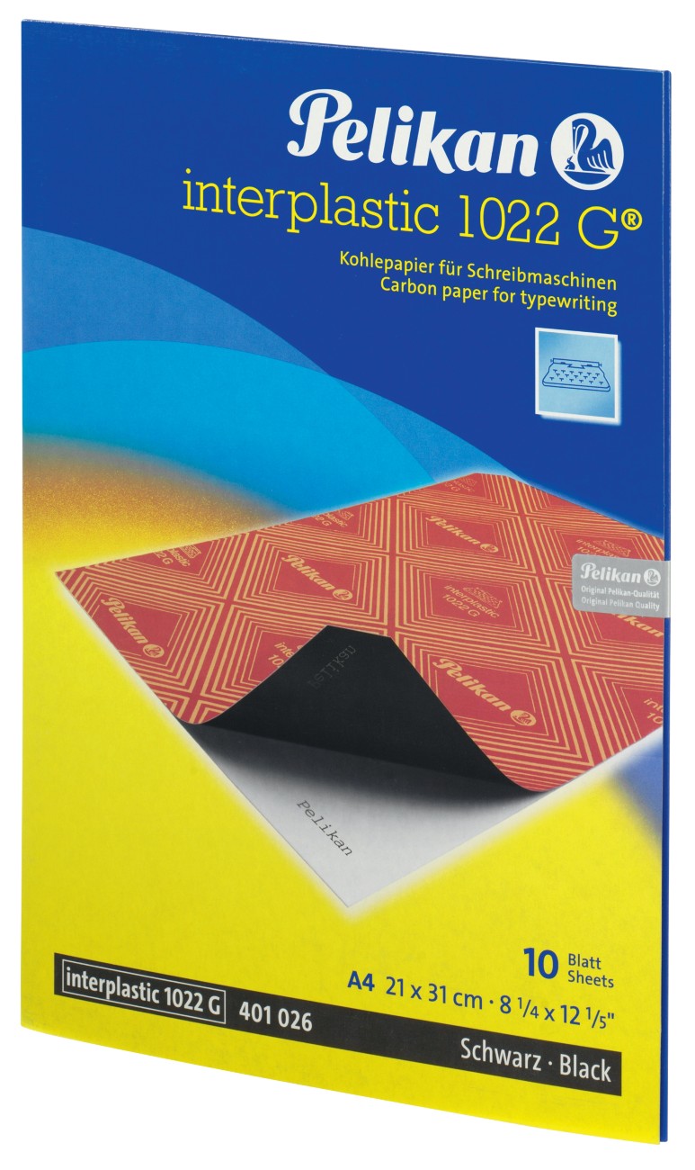 Pelikan 401026 Kohlepapier DIN A4 21 x 31 cm Schwarz 10 Blatt