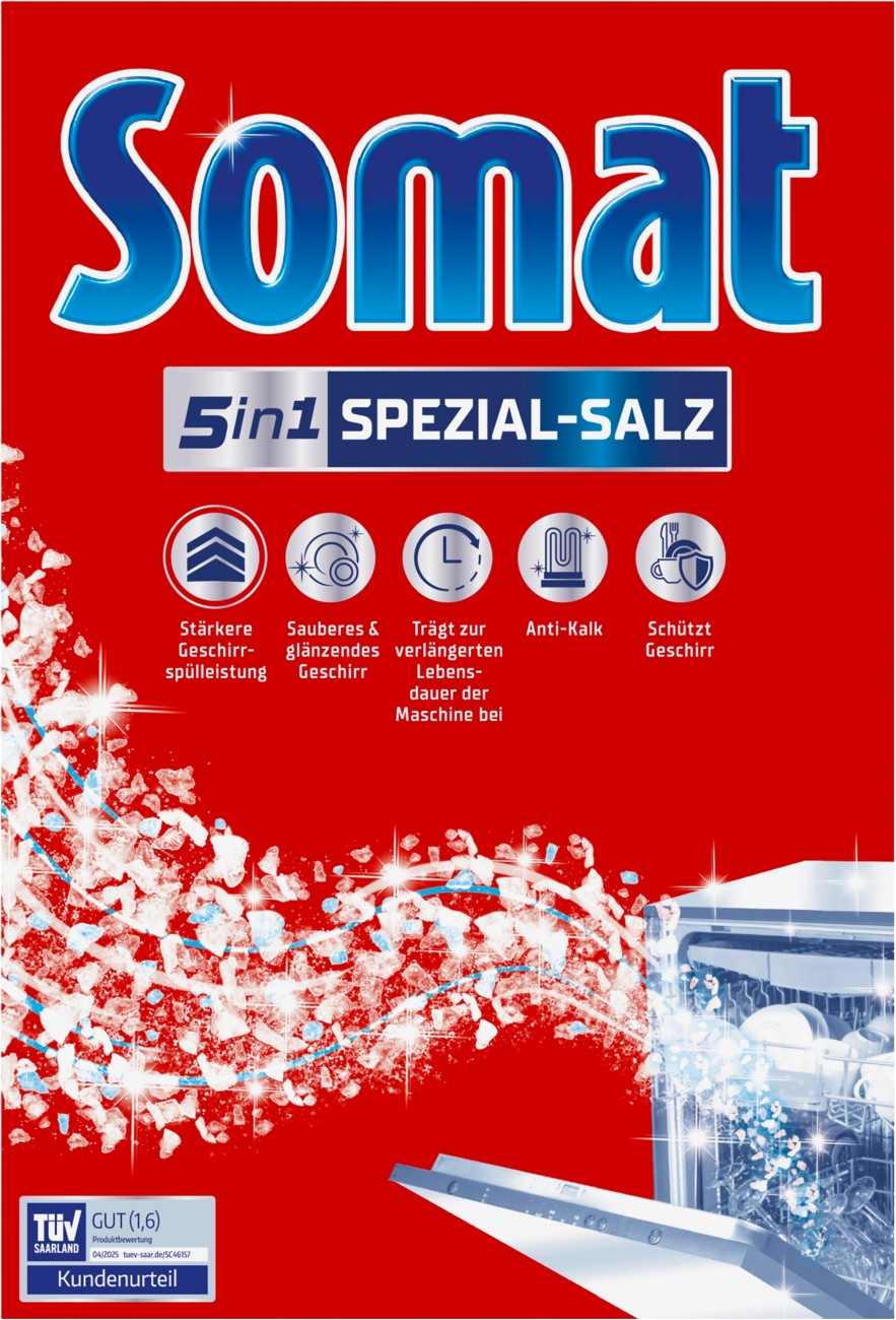 Somat Spülmaschinensalz Spezial-Salz 2 Stück à 1.2 kg