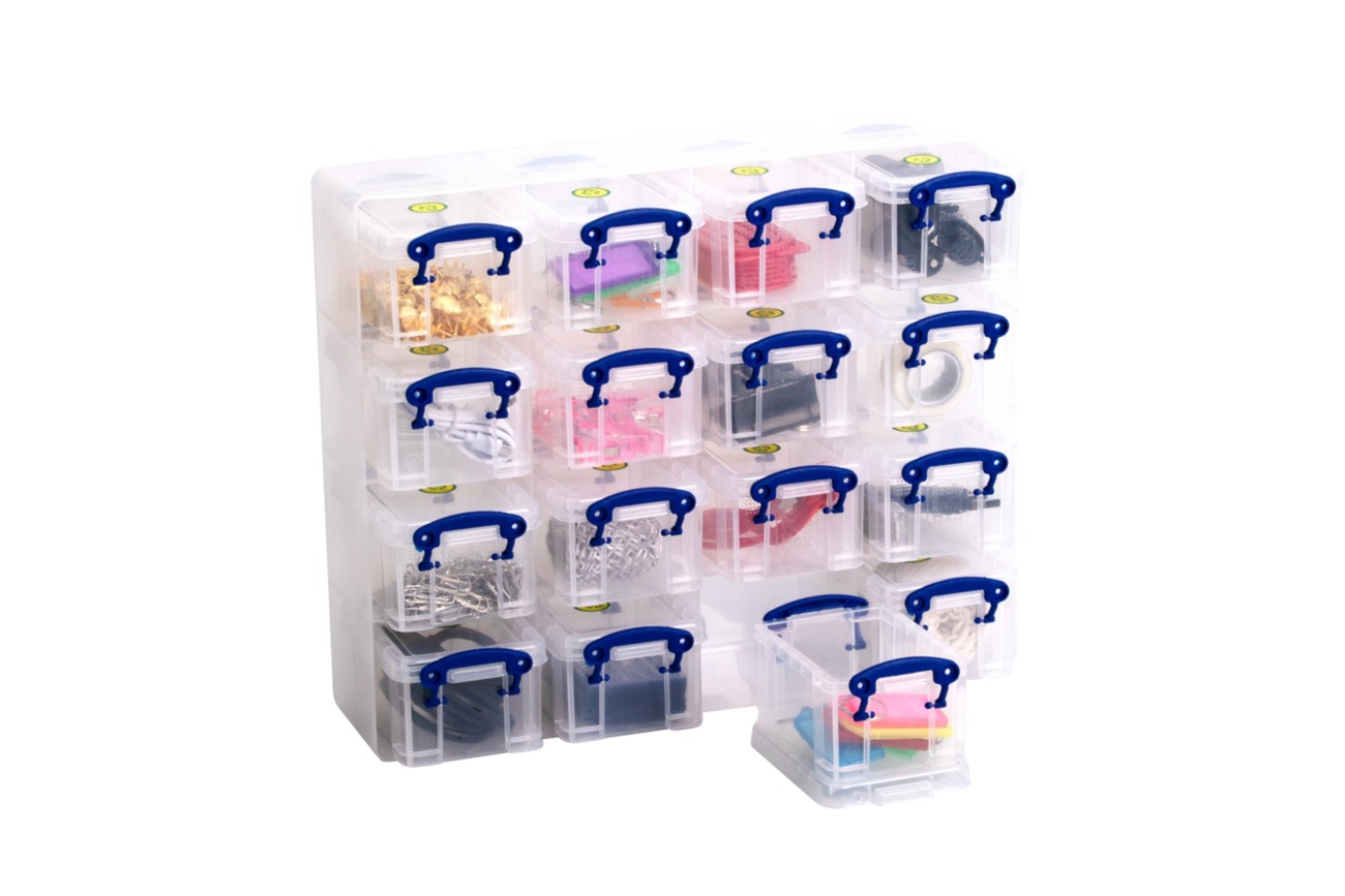 Really Useful Box Aufbewahrungsbox 0,3 L Transparent 8,5 x 12 x 6,5 cm