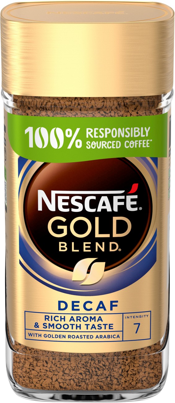 Nescafé Gold Blend Rich & Smooth Decaffeinated Instant Coffee Jar 200 G 200G