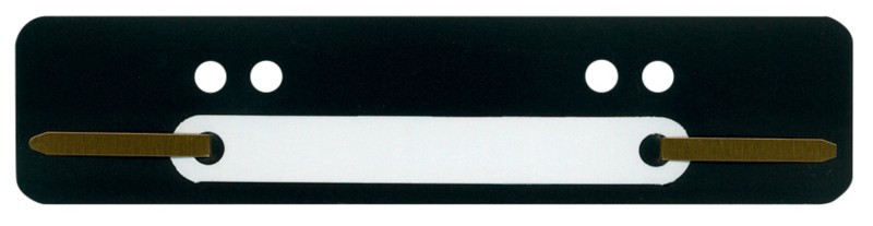 Heftstreifen Schwarz Kunststoff 201-250-8 3,4 (B) x 15 (H) cm 25 Stück