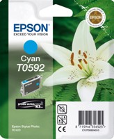 Epson T0592 Original Tintenpatrone C13T05924010 Cyan