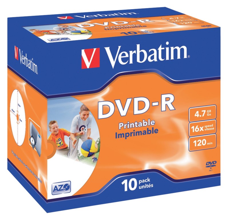 Thumbnail - Verbatim DVD-R 4.7 GB 10 Stück