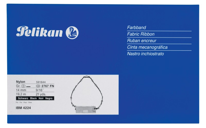 Pelikan Farbband 591644 1,92 x 1,4 cm Schwarz