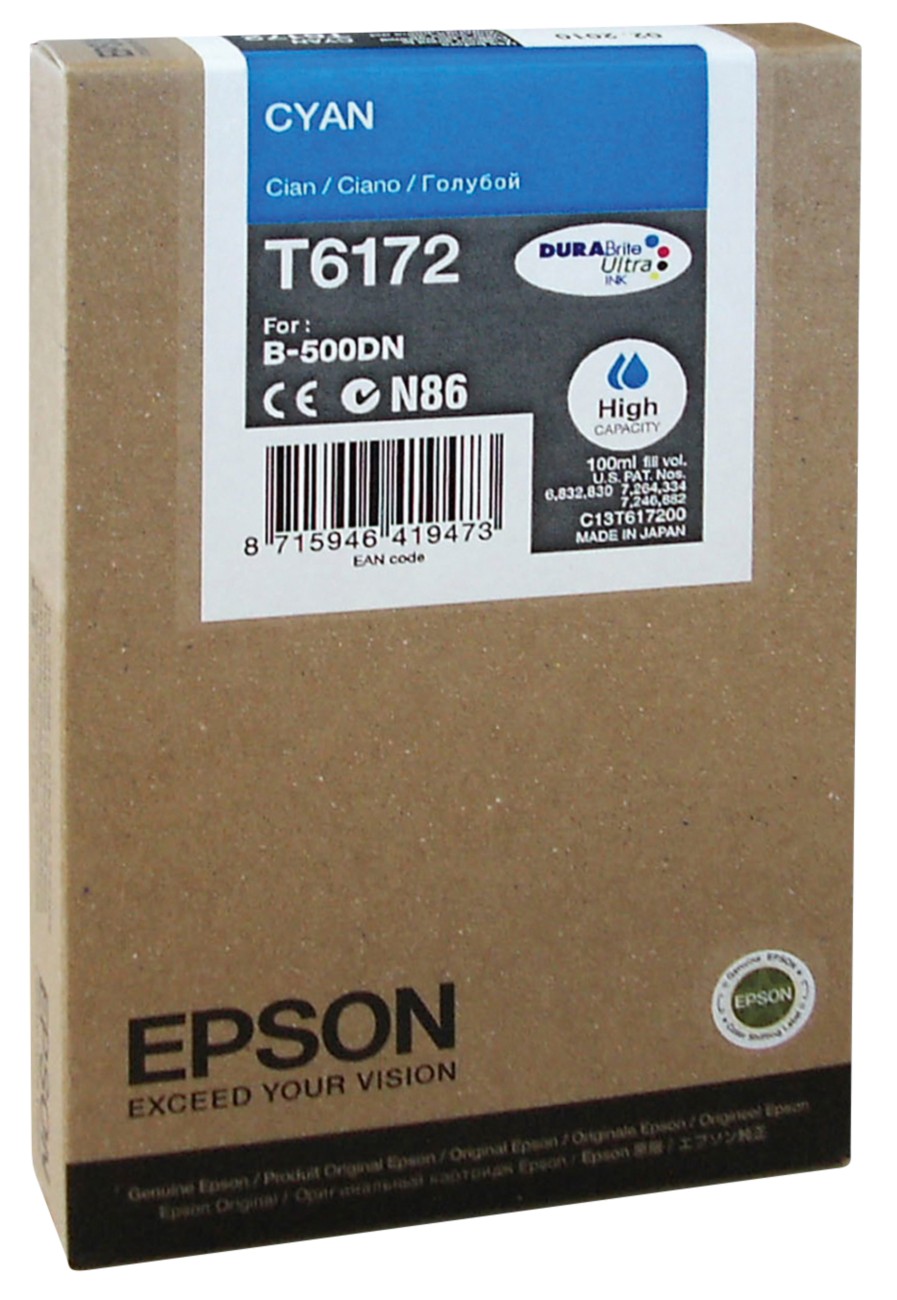Epson T6172 Original Tintenpatrone C13T617200 Cyan