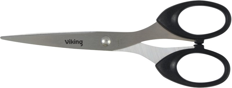 Viking Schere Edelstahl Schwarz 160 mm