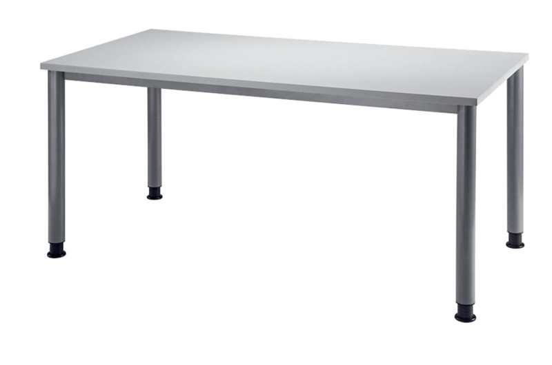 Hammerbacher H-Serie Schreibtisch Rechteckig 4 Füße 1.600 (B) x 800 (T) x 680 (H) mm Melaminharzbeschichtete Spanplatte