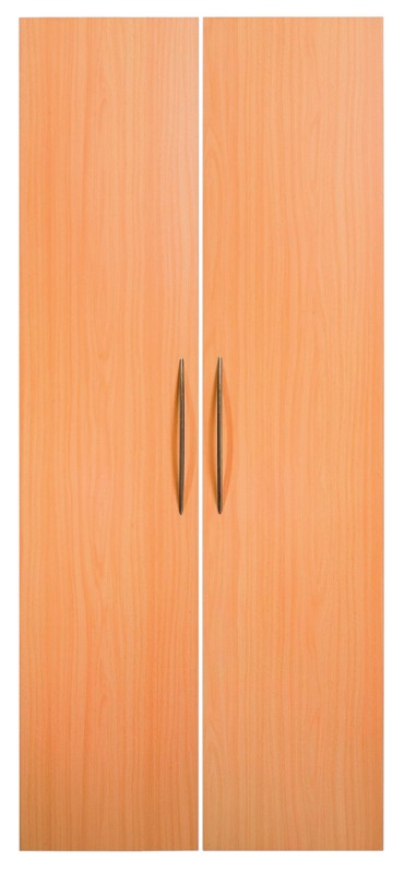Hammerbacher Schranktüren Matrix Buche 790 x 16 x 1.840 mm 2 Stück