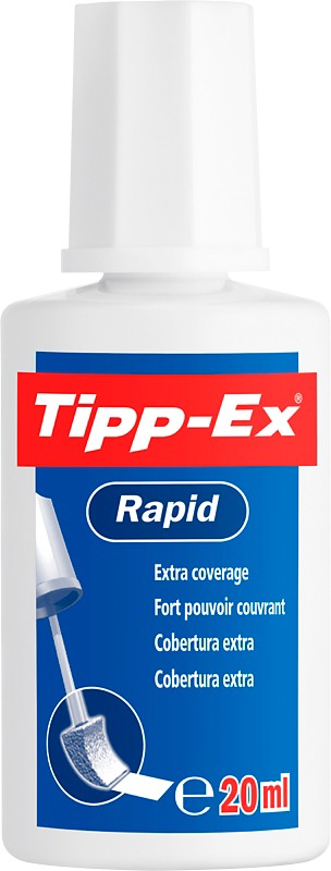 Image of Tipp-Ex Korrekturflüssigkeit Rapid Weiß 20 ml