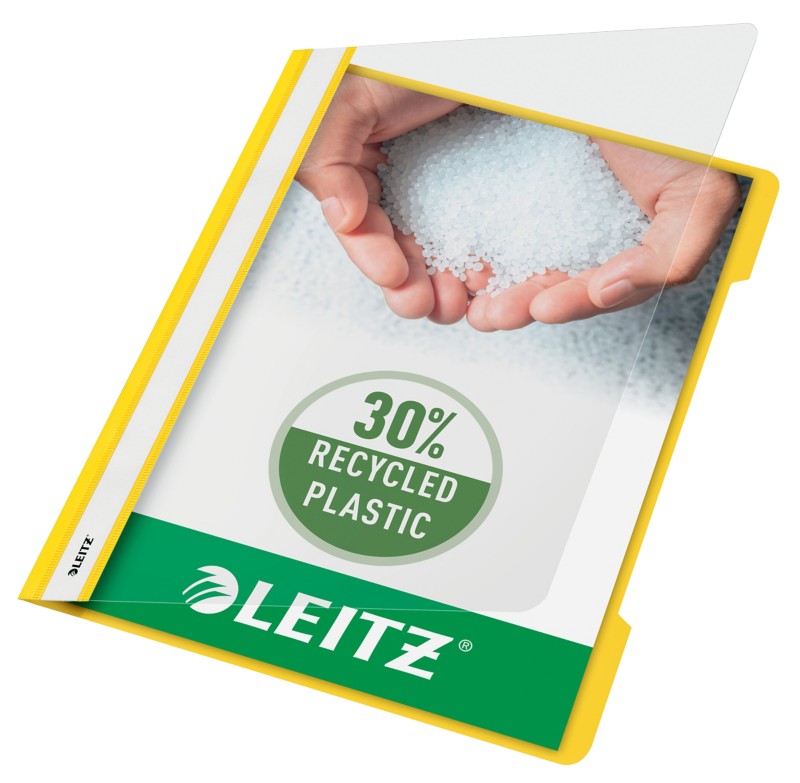 Thumbnail - Leitz Standard Plastik-Schnellhefter 4191 DIN A4 Polypropylen 60 Blatt Gelb