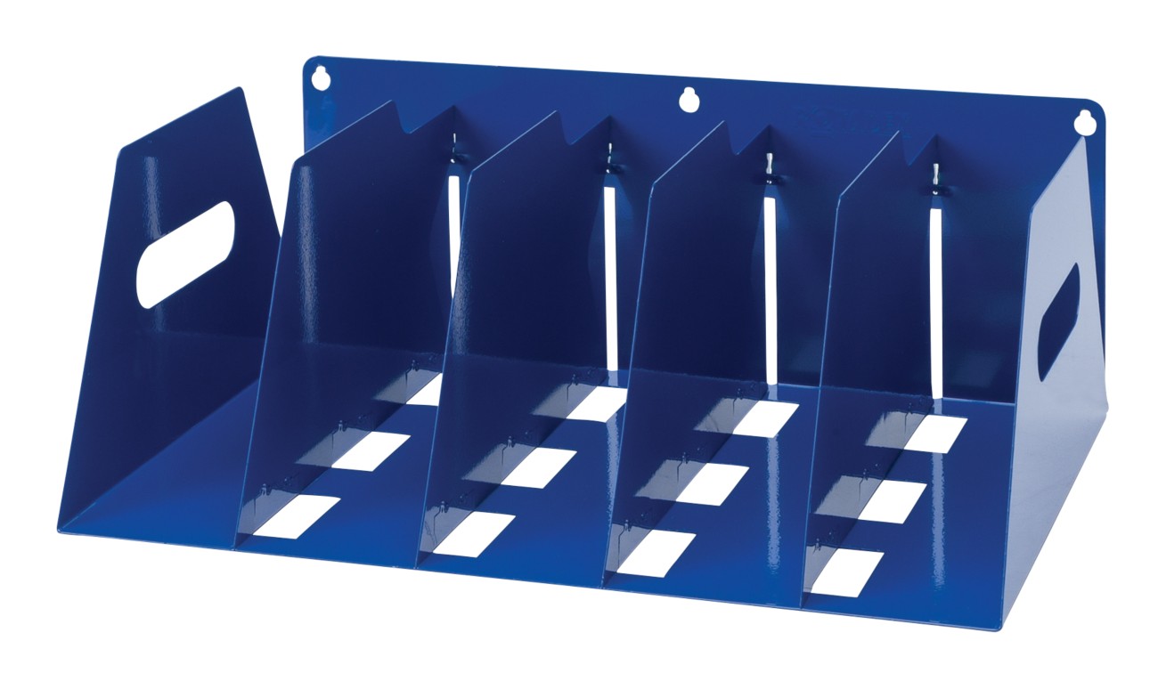 Rotadex Lever Arch Filing Rack Holds 5 Lever Arch Files 160 X 425 X 300 Mm Metal Blue